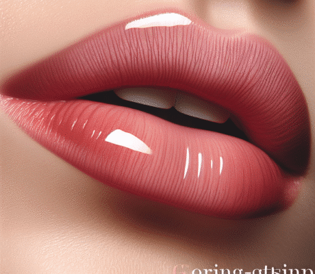 Permanent leppe-makeup – illustrasjon