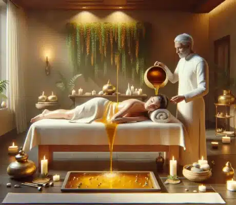 Shirodhara-terapi: ayurvedisk oljebehandling for dyp avslapning, indre ro og velvære 28 Shirodhara-terapi: ayurvedisk oljebehandling for dyp avslapning, indre ro og velvære – illustrasjon