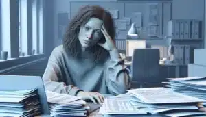 Symptomer på stress: slik gjenkjenner du tegn før det blir alvorlig – illustrasjon