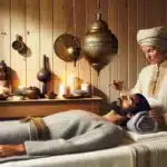 Ayurveda og massasje: kunsten å balansere energi for god helse – illustrasjon