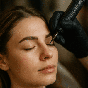 Utforsk permanent makeup: den nye hårstråteknikken – illustrasjon