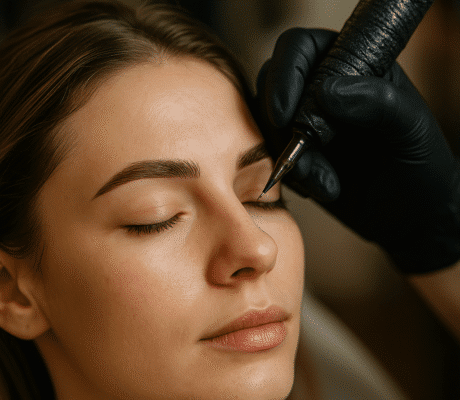 Utforsk permanent makeup: den nye hårstråteknikken – illustrasjon