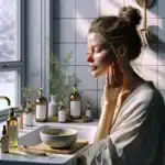 Effekten av ayurvediske oljer på hudens elastisitet – illustrasjon