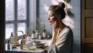 Effekten av ayurvediske oljer på hudens elastisitet – illustrasjon