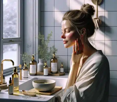 Effekten av ayurvediske oljer på hudens elastisitet 2 Effekten av ayurvediske oljer på hudens elastisitet – illustrasjon