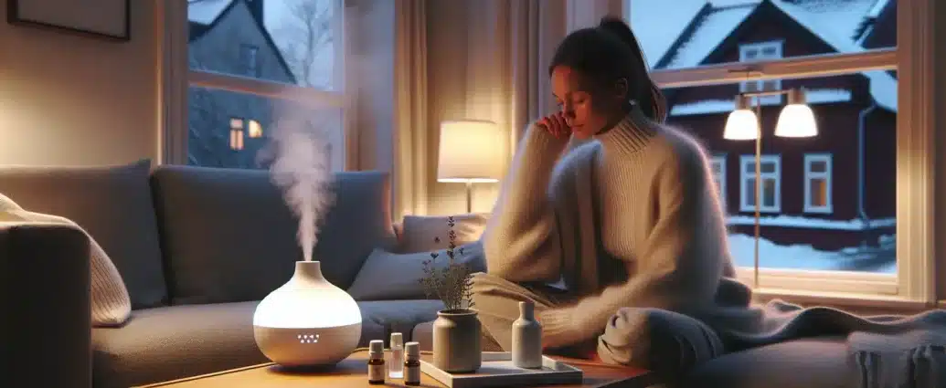 Naturlige metoder for å redusere stress med eteriske oljer – illustrasjon