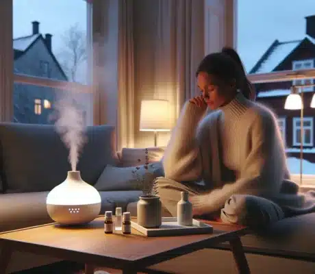Naturlige metoder for å redusere stress med eteriske oljer 5 Naturlige metoder for å redusere stress med eteriske oljer – illustrasjon